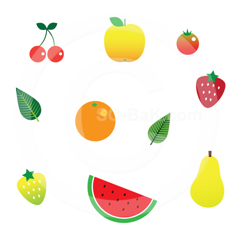 "fruit icons"